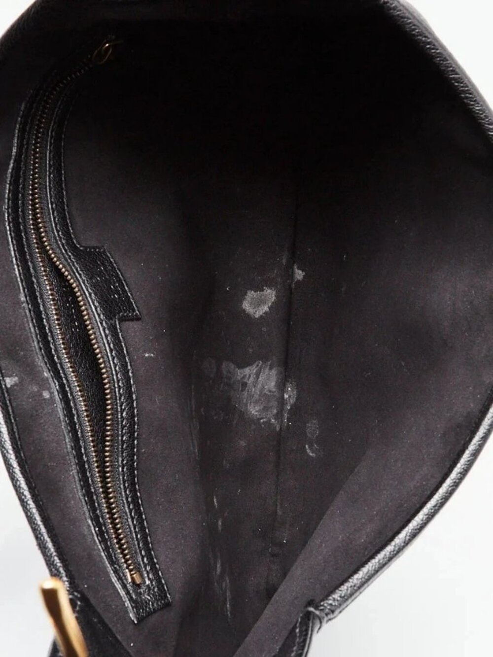 Gucci Black Leather Double G Aphrodite Medium Shoulder Bag - Picture 11 of 12